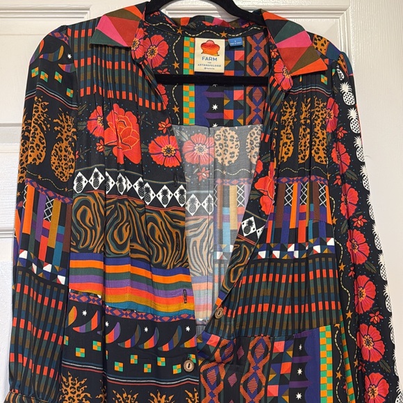 Farm Rio Shirt Dress - Picture 3 of 4